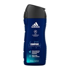 ADIDAS UEFA VIII meeste dušigeel 250ml hind ja info | Dušigeelid, õlid | kaup24.ee