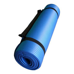 Джутовый коврик для йоги Softee 24498.028, синий, 120 x 60 см цена и информация | Коврики для йоги, фитнеса | kaup24.ee