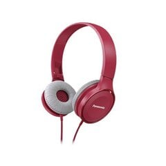 Juhtmega kõrvapealsed kõrvaklapid Panasonic RP-HF100E-P, roosa цена и информация | Наушники | kaup24.ee