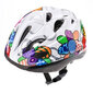 Laste jalgrattakiiver Meteor KS07 Colorful Flowers, valge hind ja info | Kiivrid | kaup24.ee