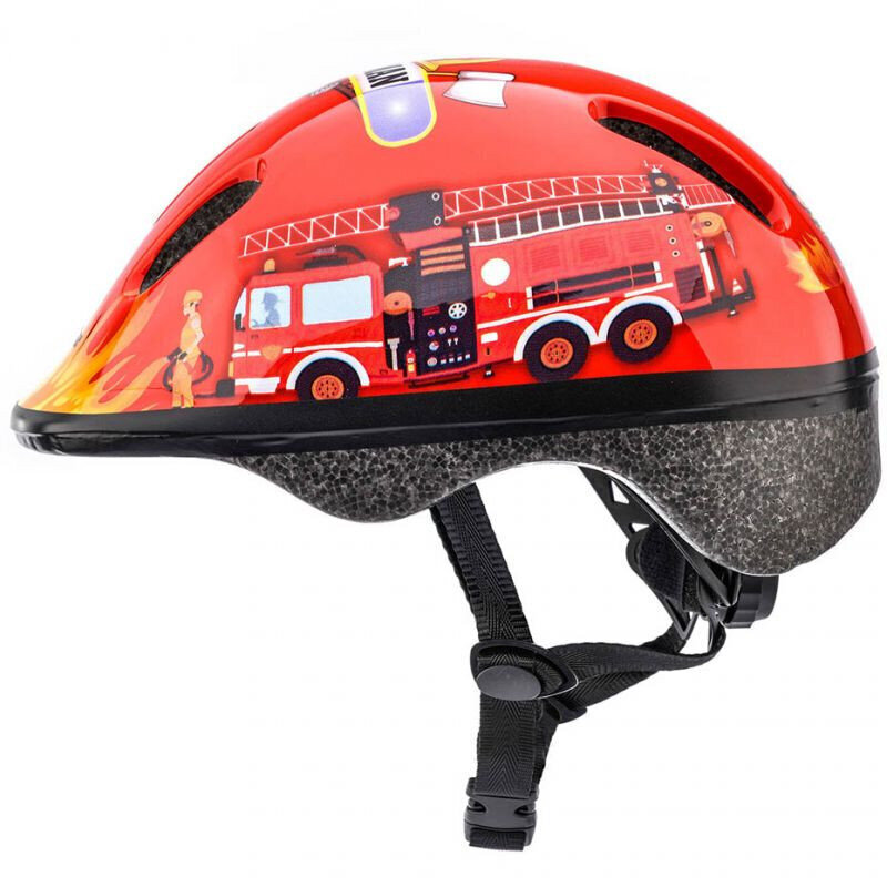 Laste jalgrattakiiver Meteor KS06 Firetracker, punane hind ja info | Kiivrid | kaup24.ee