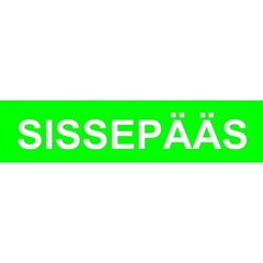 Sissepääs 7x30 pvc цена и информация | Информационные знаки | kaup24.ee