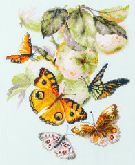 Tikkimiskomplekt Magic Needle "Butterflies and Apples" 130-052 hind ja info | Tikkimistarvikud | kaup24.ee