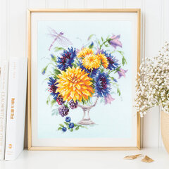 Tikkimiskomplekt Magic Needle "Summer Bouquet" 215-304 hind ja info | Tikkimistarvikud | kaup24.ee