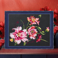 Tikkimiskomplekt Magic Needle "The Mystery of Poppies" 210-192 hind ja info | Tikkimistarvikud | kaup24.ee