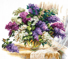 Tikkimiskomplekt Magic Needle "The Scent of Lilacs" 40-64 hind ja info | Tikkimistarvikud | kaup24.ee