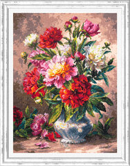 Tikkimiskomplekt Magic Needle "Peonies" 40-69 hind ja info | Tikkimistarvikud | kaup24.ee