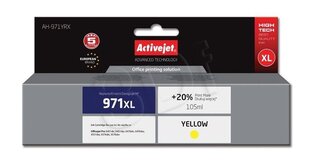 Tint ActiveJet AH-971YRX | Yellow | 100 ml | HP HP 971XL CN628AE цена и информация | Картриджи для струйных принтеров | kaup24.ee