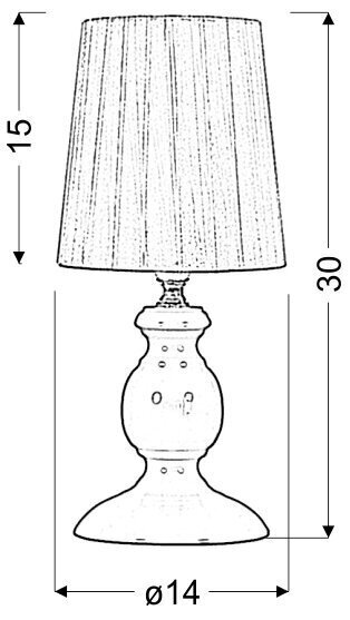 Candellux laualamp Alette цена и информация | Laualambid | kaup24.ee