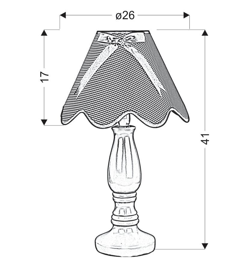 Candellux laualamp Lola hind ja info | Laualambid | kaup24.ee