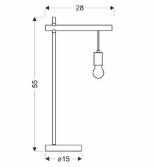 Candellux lighting valgusti Izzy 41-80042 hind ja info | Laualambid | kaup24.ee