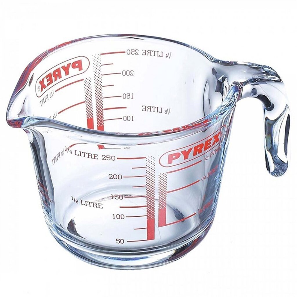 Pyrex mõõteanum, 0,25 l hind ja info | Köögitarbed | kaup24.ee