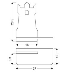 Candellux laste seinavalgusti Tower koos pistikuga hind ja info | Seinavalgustid | kaup24.ee