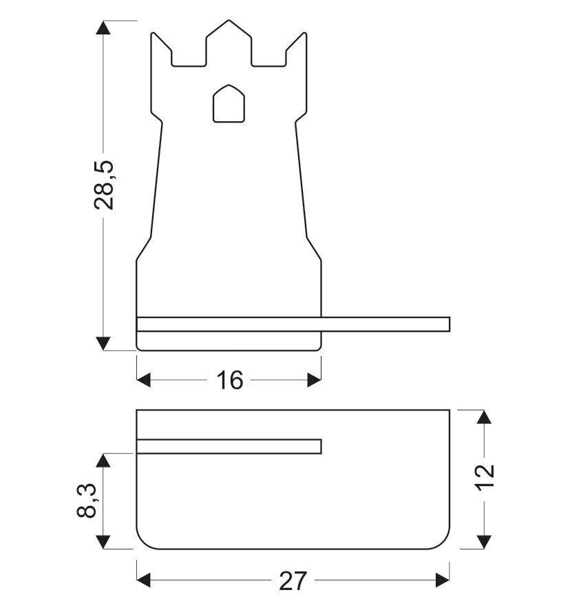 Candellux laste seinavalgusti Tower koos pistikuga цена и информация | Seinavalgustid | kaup24.ee