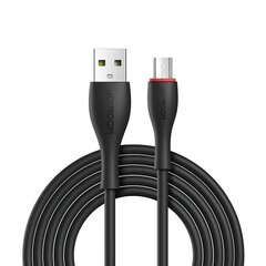 Joyroom USB - micro USB cable 2,4 A 1 m black (S-1030M8) hind ja info | Mobiiltelefonide kaablid | kaup24.ee