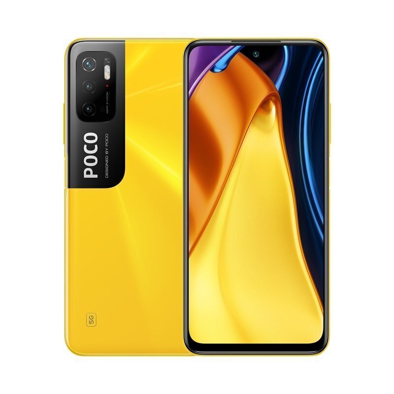 Xiaomi Poco M3 Pro 5G 64GB MZB095GEU Poco Yellow hind ja info | Telefonid | kaup24.ee