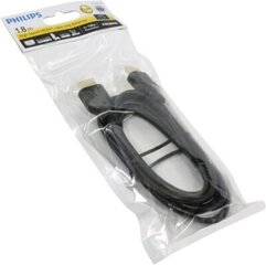 Кабель Philips SWV5401H/10 HDMI 1.8M 3D, UHD 2160P (4K) цена и информация | Кабели и провода | kaup24.ee