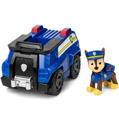 Paw Patrol Chase Patrol Cruiser - auto Chase'i kollektsioonikujuga hind ja info | Poiste mänguasjad | kaup24.ee