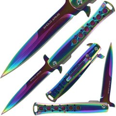 Avanev 'Lock' tüüpi nuga, rainbow efektiga hind ja info | Taskunoad, multifunktsionaalsed tööriistad | kaup24.ee