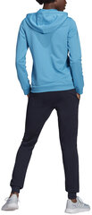 Adidas Spordikostüümid W Lin Ft Ts Black Blue HD1696 HD1696/2XL hind ja info | Naiste spordiriided | kaup24.ee