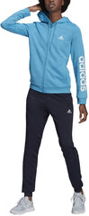 Adidas Spordikostüümid W Lin Ft Ts Black Blue HD1696 HD1696/2XL цена и информация | Спортивная одежда для женщин | kaup24.ee