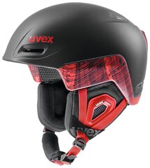 Suusakiiver Uvex Jimm Octo+, must/punane hind ja info | Suusakiivrid | kaup24.ee
