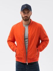 Куртка-бомбер мужская Ombre C538 оранжевый цена и информация | Мужские куртки | kaup24.ee