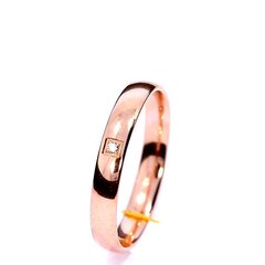 Золотое кольцо с драгоценными камнями A-101_BR585ZD_026_PINK-2,08-17,50 MM цена и информация | Кольцо | kaup24.ee