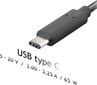 Akyga AK-ND-70, USB-C, 1.2 m hind ja info | Kaablid ja juhtmed | kaup24.ee