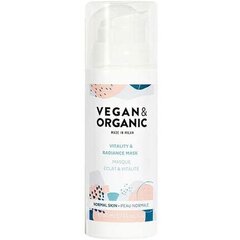 Näokreem Vitality & Radiance Vegan & Organic (50 ml) hind ja info | Näokreemid | kaup24.ee