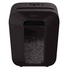 Шредер-крошитель для бумаги Fellowes LX45 17 L 4 x 37 мм, 8 листов, чёрный цена и информация | Шредеры | kaup24.ee