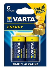 Батарейки Varta R14, 2 шт. цена и информация | Батарейки | kaup24.ee