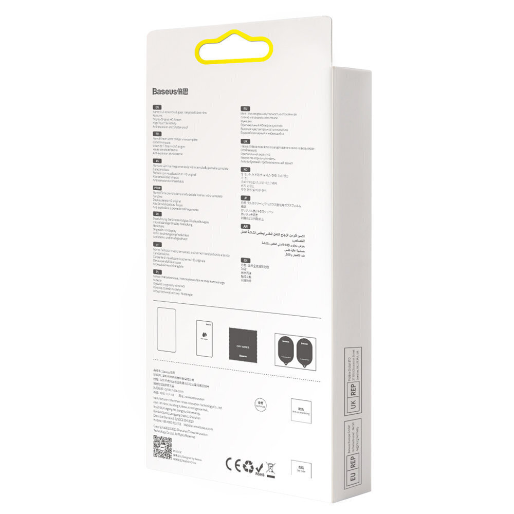 Kaitseklaas Baseus telefonile iPhone 13 Pro Max hind ja info | Ekraani kaitsekiled | kaup24.ee