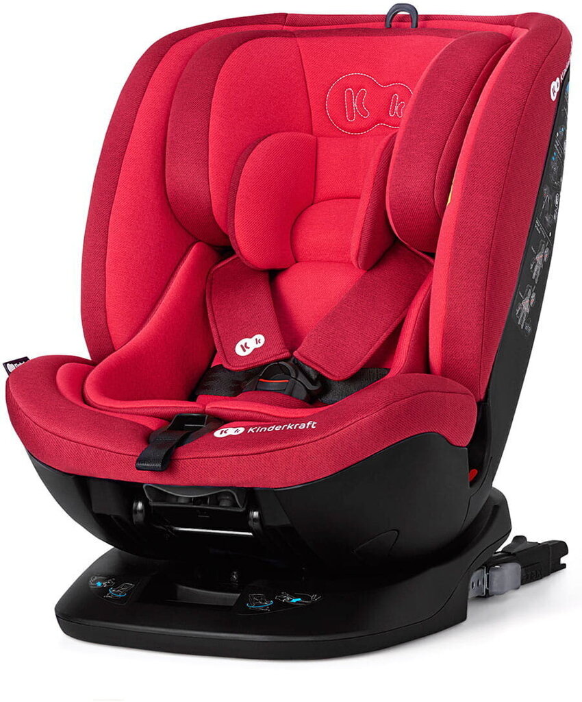 Turvatool Kinderkraft Xpedition, 0-36 kg ISOFIX, red hind ja info | Turvatoolid | kaup24.ee