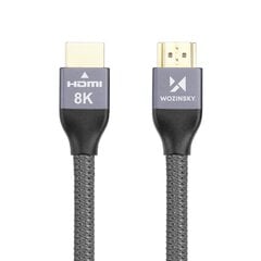 HDMI kaabel, 3 m, hõbedane hind ja info | Kaablid ja juhtmed | kaup24.ee