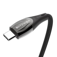 Кабель USB-C на USB-C BlitzWolf BW-FC1, 96 Вт, 5 А, 1.8 м (черный) цена и информация | Кабели для телефонов | kaup24.ee