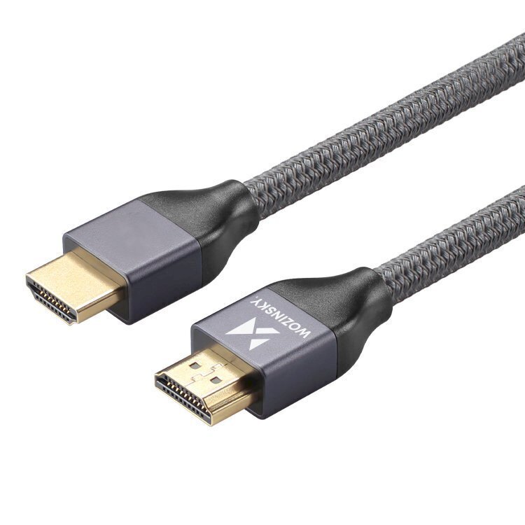 Wozinsky kaabel HDMI 2.1 8K 60 Hz 48 Gbps / 4K 120 Hz / 2K 144 Hz 2m hõbe (WHDMI-20) цена и информация | Kaablid ja juhtmed | kaup24.ee