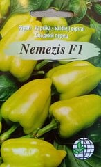 Paprika Nemezis F1, 2 tk цена и информация | Семена овощей, ягод | kaup24.ee