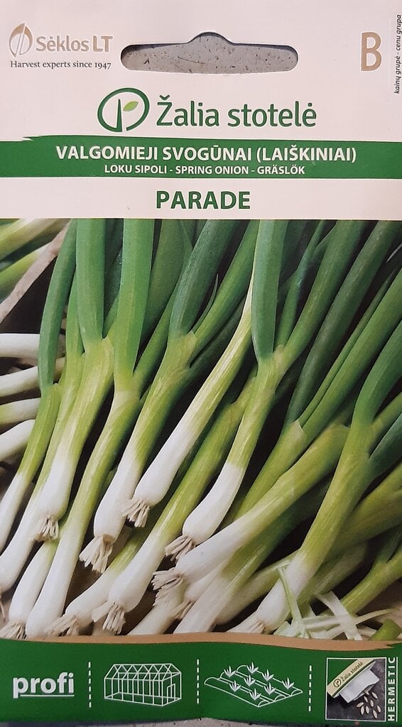 Sibulad Parade, 2 tk hind ja info | Köögivilja-, marjaseemned | kaup24.ee