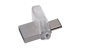 MEMORY DRIVE FLASH USB3.1/128GB DTDUO3C/128GB KINGSTON цена и информация | USB накопители | kaup24.ee