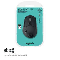 Logitech M720, черный цена и информация | Мыши | kaup24.ee