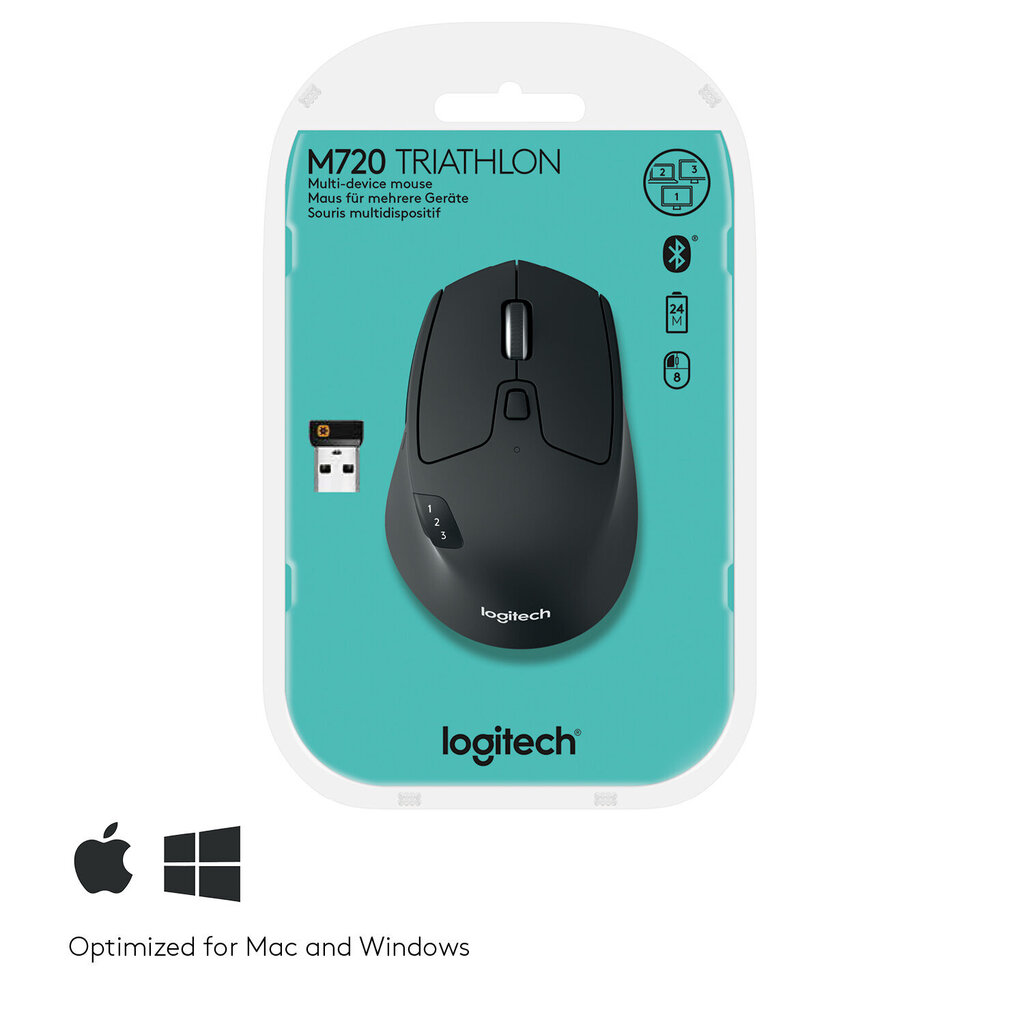 Logitech M720, must цена и информация | Hiired | kaup24.ee