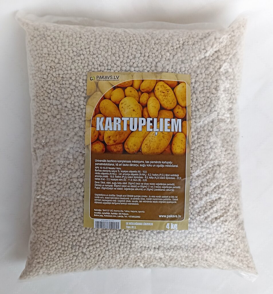 Väetis kartulile, 4 kg цена и информация | Kuivväetised | kaup24.ee