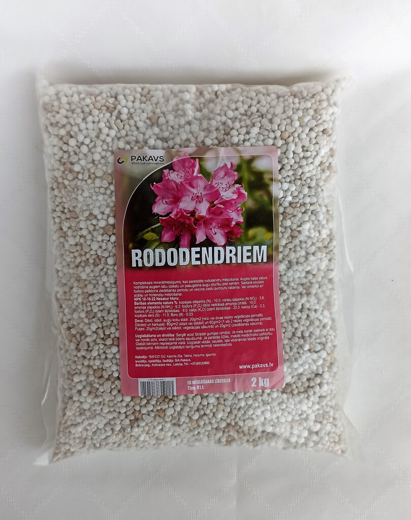 Väetis rododendronitele, 2 kg цена и информация | Kuivväetised | kaup24.ee