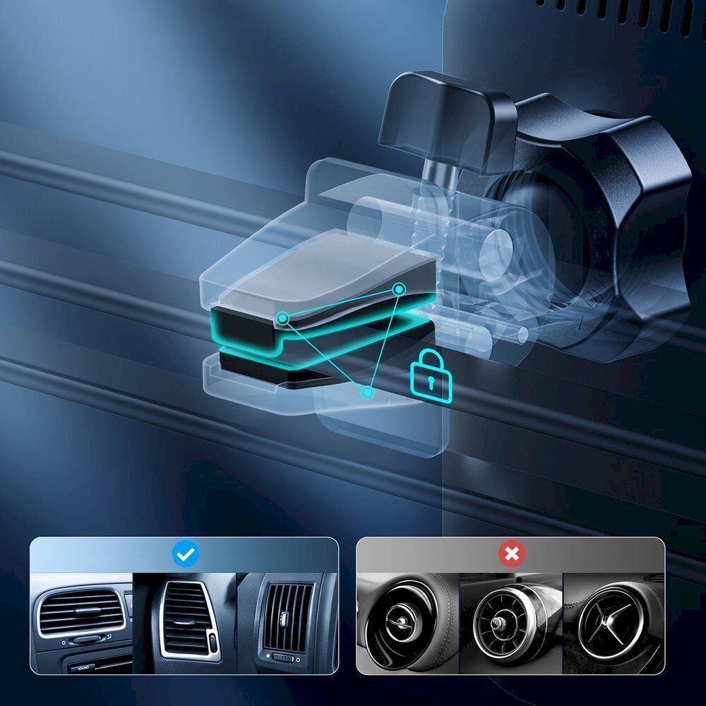 Choetech Car Magnetic Mount Inductive Qi Charger 15W T200-F hind ja info | Mobiiltelefonide laadijad | kaup24.ee