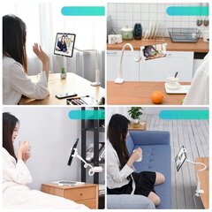 Choetech Desk Telephone Holder With Clip Wireless Charger Qi 15W T584-F hind ja info | Mobiiltelefonide laadijad | kaup24.ee