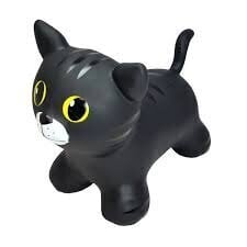Hüppeloom kass koos pumbaga, must, My First Jumpy hind ja info | Imikute mänguasjad | kaup24.ee
