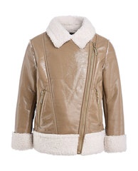 Бежевая демисезонная куртка для девочек Gulliver цена и информация | Куртки, пальто для девочек | kaup24.ee