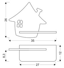 Candellux lighting светильник House 21-84866 цена и информация | Настенный светильник Конусы | kaup24.ee