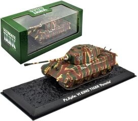 Pz.Kpfw. VI King Tiger Porsche ATLAS Tank Collection 1:72 4660127 hind ja info | Mudelautode kollektsioneerimine | kaup24.ee